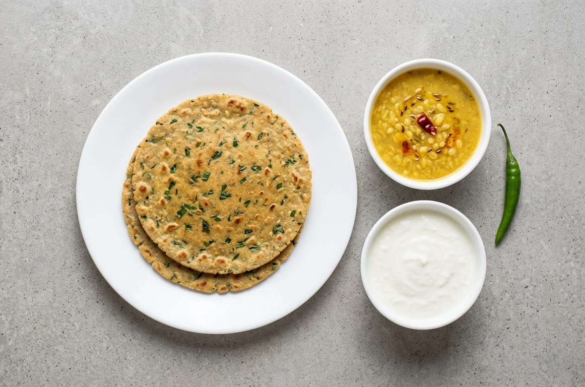 Methi Bajra Roti